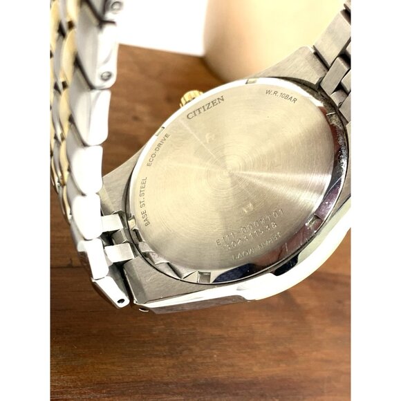 Citizen Mens Watch BM7334-58E Eco Drive Black Dial Two Tone Stainless Steel 40mm - Picture 7 of 15